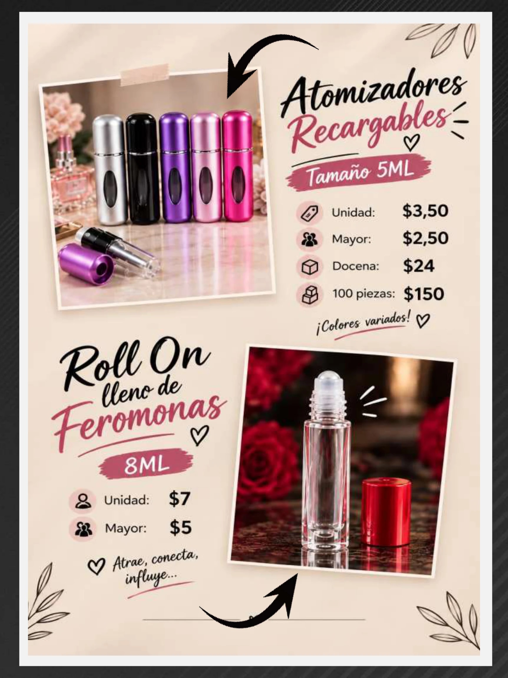 Atomizadores recargables